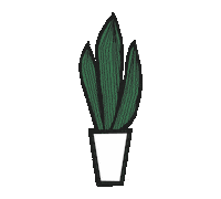 Green Plant Sticker