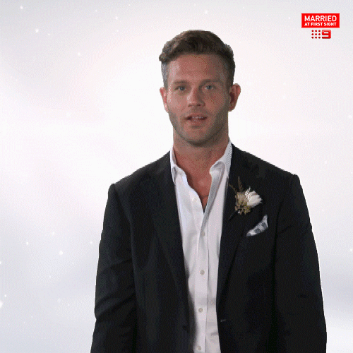 Channel 9 Reaction GIF by Married At First Sight Australia