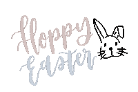 Happy Easter Bunny Sticker