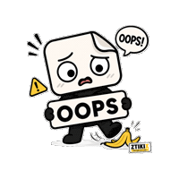 Awkward Error Sticker by ZTIKIX