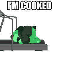 Tired Burnt Out Sticker by SuperVerse