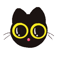 Kitty Gatos Sticker by La Chica Conejo
