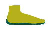 Footprint Sticker by Be Lenka