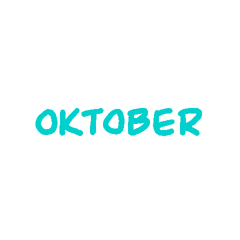 Monat Oktober Sticker