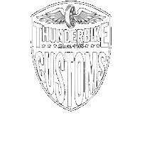 Harley Chopper Sticker by Thunderbike