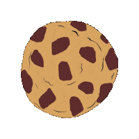 Chocolate Chip Cookie Thank You Sticker by Seattle Chocolate