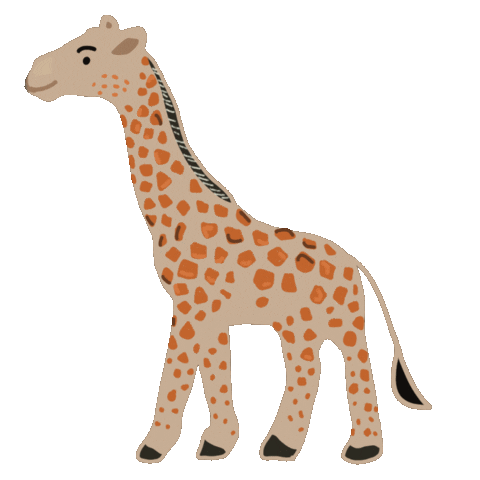 Giraffe Sticker by The Hiatus Label