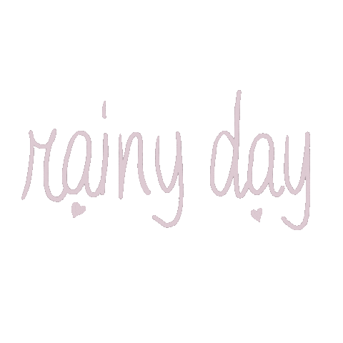 Winter Raining Sticker
