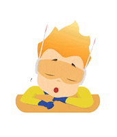 Tired Big Boy Sticker by virginiafoodinc