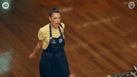 Laugh Cheering GIF by MasterChefAU