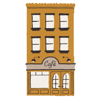 Market Square Cafe Sticker by American Crafts