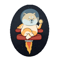 Shiba Inu Love Sticker by Kennymays