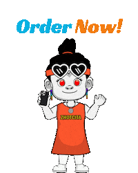 Girl Click Sticker by Zhotcita