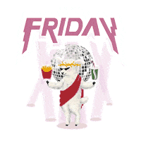 friday sheep Sticker by JENDES