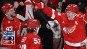 Happy Red Wings GIF by NHL