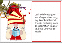 Happy Anniversary Gnome GIF
