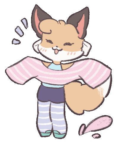 Fox Yell Sticker