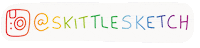 Skittlesketch Sticker