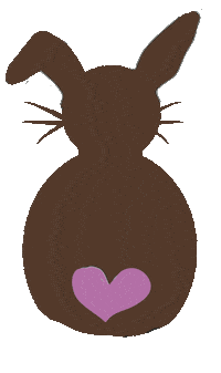 Rabbit Easter Sticker