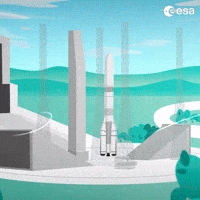 Animation Rocket GIF by European Space Agency - ESA