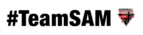 SAMHandballMoncoutant giphyupload team handball sam Sticker