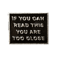 pinnedpins sign read close pin Sticker