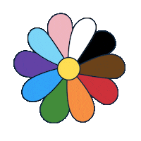Rainbow Flower Sticker by Bank of England