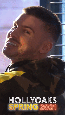 Happy Exit GIF by Hollyoaks