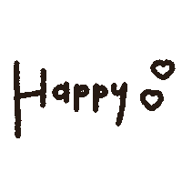 Happy しあわせ Sticker