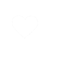 White Heart Love Sticker