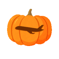 hkairlines halloween pumpkin happy halloween hong kong Sticker