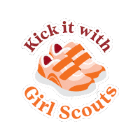 Girl Scouts Shoes Sticker by GSBadgerland