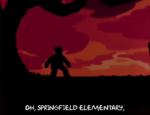 Season 2 Shadow GIF by The Simpsons