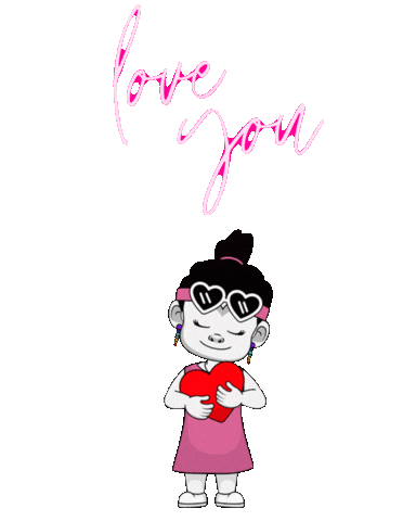 I Love You Sticker by Zhotcita
