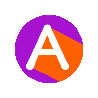 Orange Abc Sticker