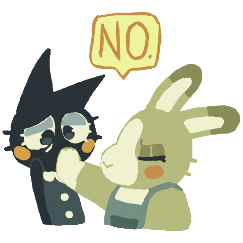 Kitti And Bunni Sticker