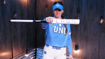 Hype Softball GIF by UNC Tar Heels