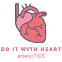 heart beat Sticker by FIGS