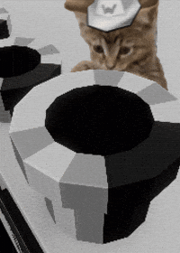 Wario Land Cat GIF
