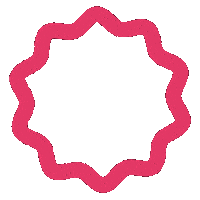 Waves Blob Sticker