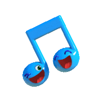 Happy Music Note Sticker by Moonbug