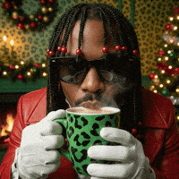 Merry Christmas Drinking GIF by Jukebox Saints