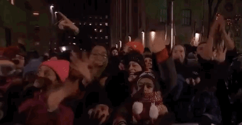 fans cheering GIF by NBC