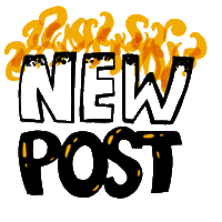 Fire New Post Sticker by Darién Sánchez