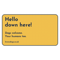 East Sussex Hello Sticker