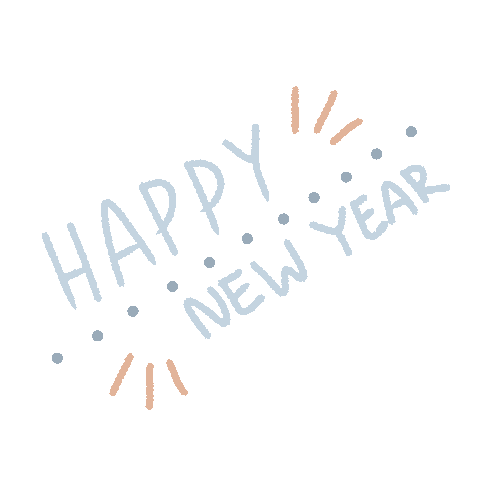 New Year Words Sticker
