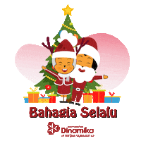 Happy Christmas Sticker by UNIVERSITAS DINAMIKA