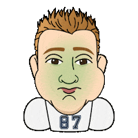 patriots ugh Sticker by Bare Tree Media