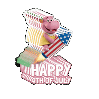 Happy Independence Day Sticker