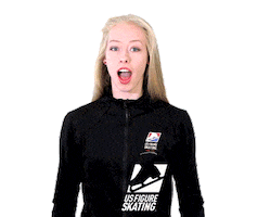 happy oh my god Sticker by U.S. Figure Skating